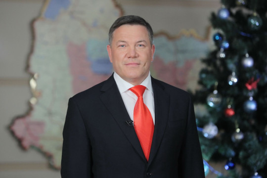 Новогоднее поздравление губернатора Вологодской области Олега Кувшинникова